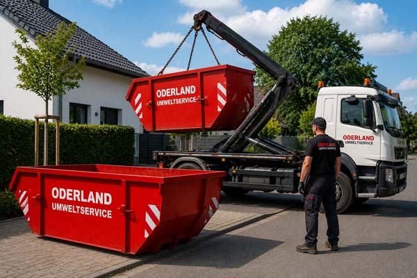 Container Anlieferung Schöneiche
